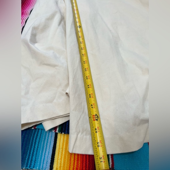 Made in Korea Cotton corduroy like Like Open Tie Back A‎ Line Dress. Size Small - Picture 10 of 13